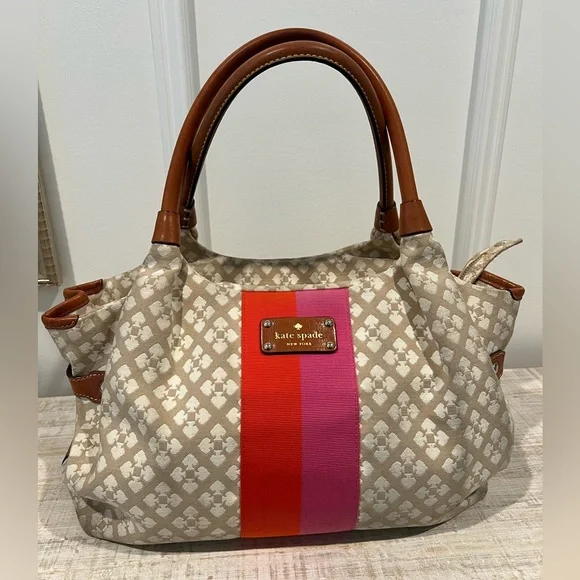 Kate Spade Stevie Stucco Shoulder Tote Bag EUC - Picture 6 of 15